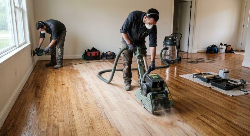 Mahogany Floor Refinishing in Overland Park, KS