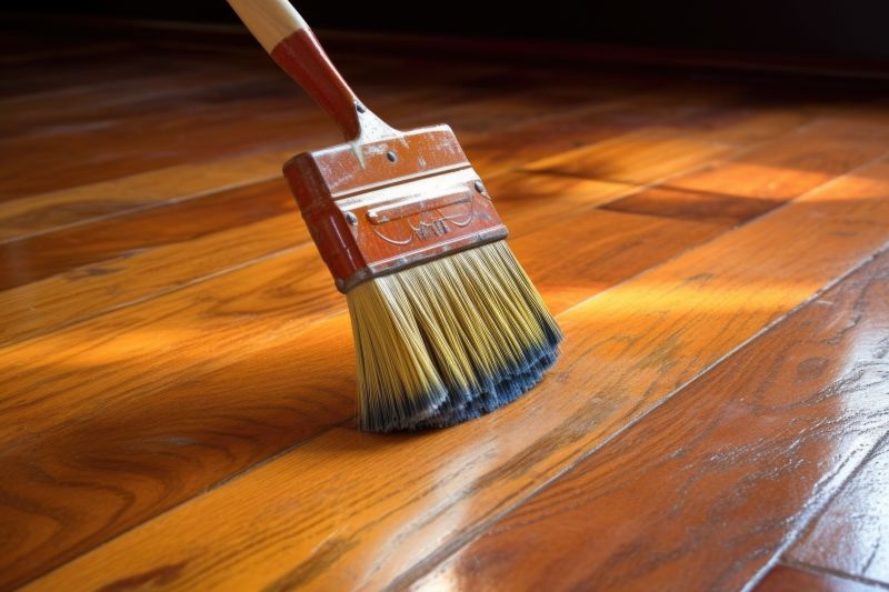 Maple Floor Staining in Kansas City, KS