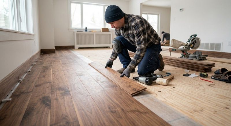 Wide Plank Floor Installation in Austin, TX